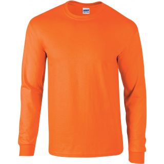 T-shirt homme manches longues Ultra Cotton™ 2400 - Safety Orange