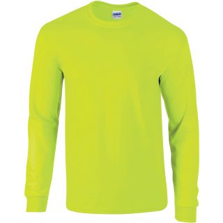 T-shirt homme manches longues Ultra Cotton™ 2400 - Safety Yellow