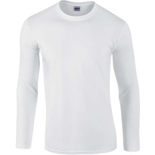 T-shirt homme manches longues Softstyle GI64400 - White