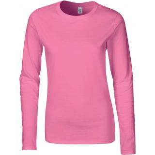 T-shirt femme manches longues Softstyle GI64400L - Azalea
