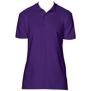 Polo homme Softstyle double piqué GI64800 - Purple