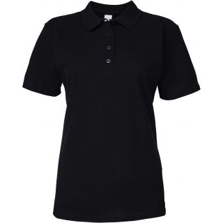 Polo femme Softstyle double piqué GI64800L - Black