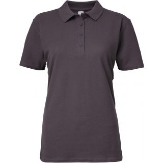 Polo femme Softstyle double piqué GI64800L - Charcoal