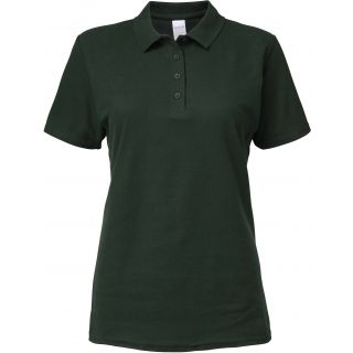 Polo femme Softstyle double piqué GI64800L - Forest Green