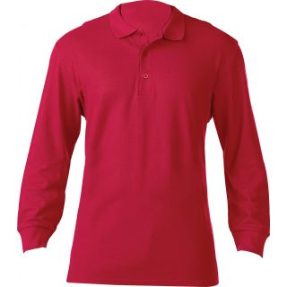 Polo homme manches longues prémium 85900 - Red