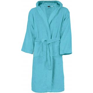 Peignoir de bain velours K119 - Turquoise