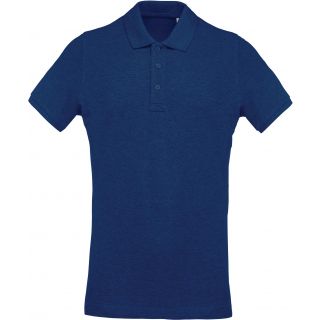 Polo homme bio piqué manches courtes K209 - Ocean Blue Heather