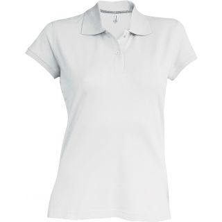 Polo femme manches courtes K242 - White