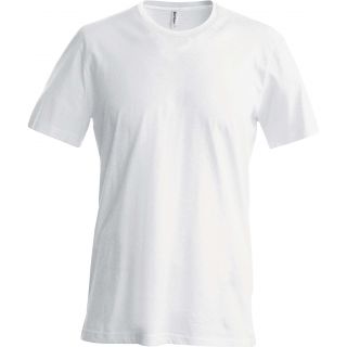T-shirt homme col rond manches courtes K356 - White