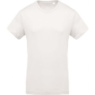 T-shirt homme coton bio col rond K371 - Cream