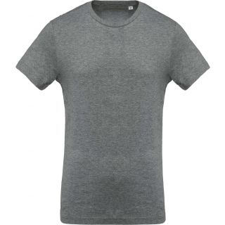 T-shirt homme coton bio col rond K371 - Grey Heather