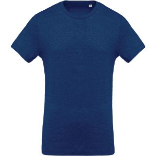 T-shirt homme coton bio col rond K371 - Ocean Blue Heather