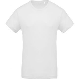 T-shirt homme coton bio col rond K371 - White