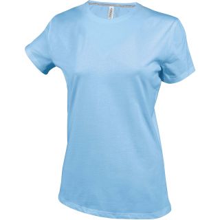 T-shirt femme manches courtes col rond K380 - Sky Blue