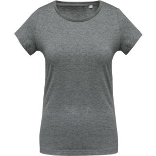 T-shirt femme coton bio col rond K391 - Grey Heather