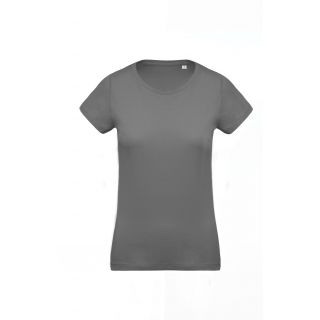 T-shirt femme coton bio col rond K391 - Storm Grey