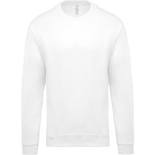 Sweat-shirt unisexe col rond K474 - White