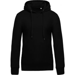 Sweat-shirt homme bio à capuche K482 - Black