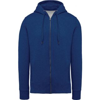 Sweat-shirt homme bio zippé capuche K484 - Ocean Blue Heather