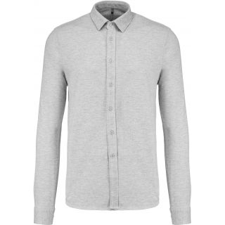 Chemise manches longues maille piquée K508 - Oxford Grey