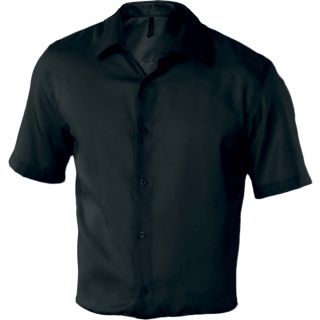 Chemise manches courtes ajustée sans repassage K523 - Zinc