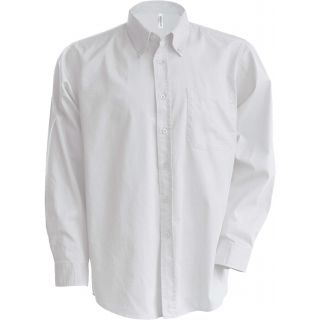 Chemise manches longues Oxford K533 - White
