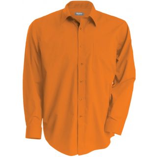 Chemise manches longues Jofrey K545 - Orange