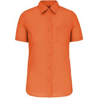 Chemise manches courtes femme Judith K548 - Orange
