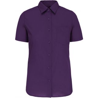 Chemise manches courtes femme Judith K548 - Purple