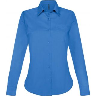 Chemise manches longues femme Jessica K549 - Light Royal Blue