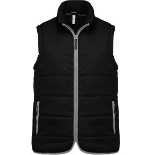 Doudoune sans manches matelassée K6116 - Black