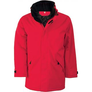 Parka doublure matelassée K677 - Red