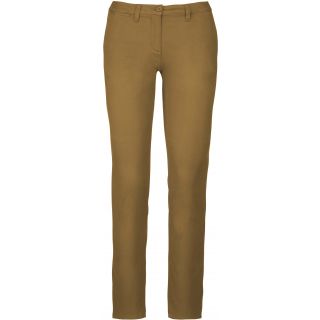 Pantalon femme chino K741 - Camel