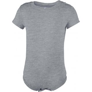 Body manches courtes bébé K831 - Oxford Grey