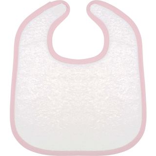 Bavoir bébé éponge K833 - White / Pink