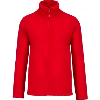 Micropolaire col zippé Enzo K912 - Red