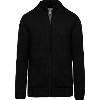 Cardigan doublé polaire K959 - Black