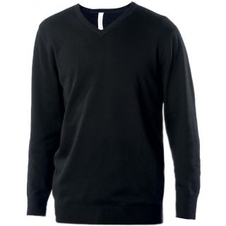 Pull homme col V K965 - Black