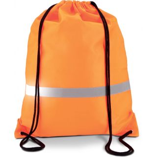 Sac à dos Fluo avec cordelettesKI0109 - Fluorescent Orange