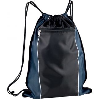 Sac à dos avec cordelettes et poche KI0128 - Black / Navy