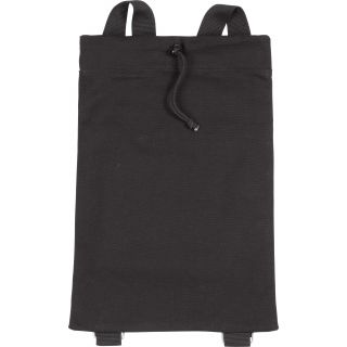 Sac à dos en coton canvas KI0140 - Black / Black