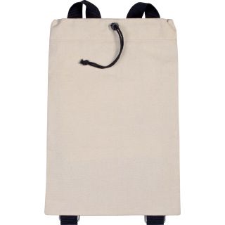 Sac à dos en coton canvas KI0140- Natural / Black