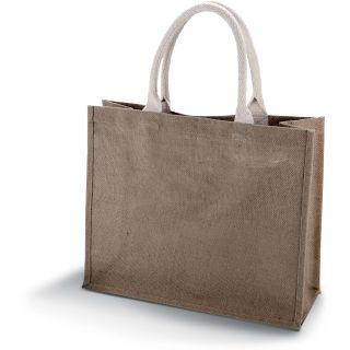 Sac de plage en jute KI0219 - Capuccino-One Size