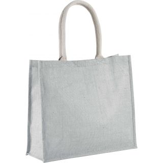 Sac de plage en jute KI0219 - Cool Grey-One Size