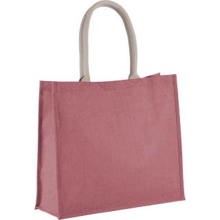 Sac de plage en jute KI0219 - Light Marsala-One Size