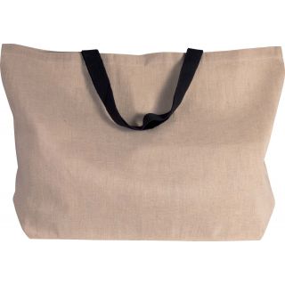 Grand sac fourre tout en juco KI0228 - Natural / Natural
