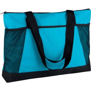 Sac cabas KI0237 - Turquoise / Black