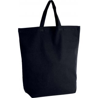 Sac shopping en coton KI0247 - Black de côté