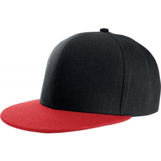 Casquette Snapback KP112 - Black / Red-One Size