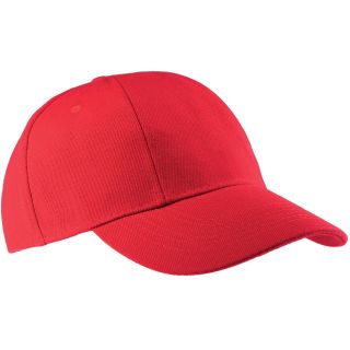 Casquette 6 panneaux KP119 - Red
